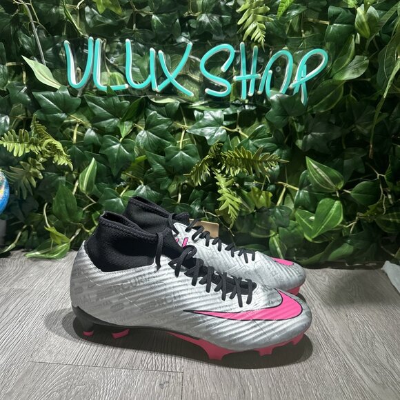 Nike Zoom Mercurial Superfly 9 Academy XXV FG/MG Silver-Pink FB8402-060 Men 8.5
